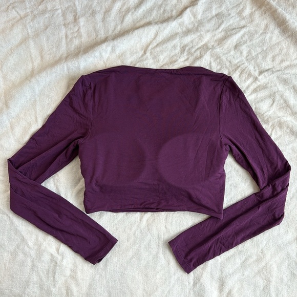 Klassy Network LONG SLEEVE SQUARE NECK BRAMI in Plum - Picture 6 of 9